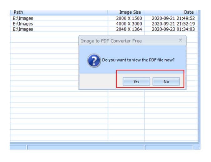 Multiple Images to One PDF Document