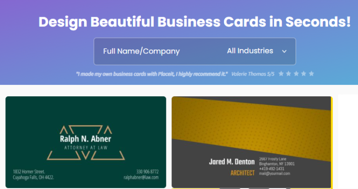 Business Card Maker