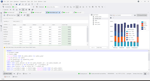 Use a PostgreSQL GUI Tool
