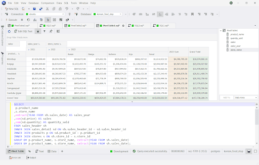 Use a PostgreSQL GUI Tool
